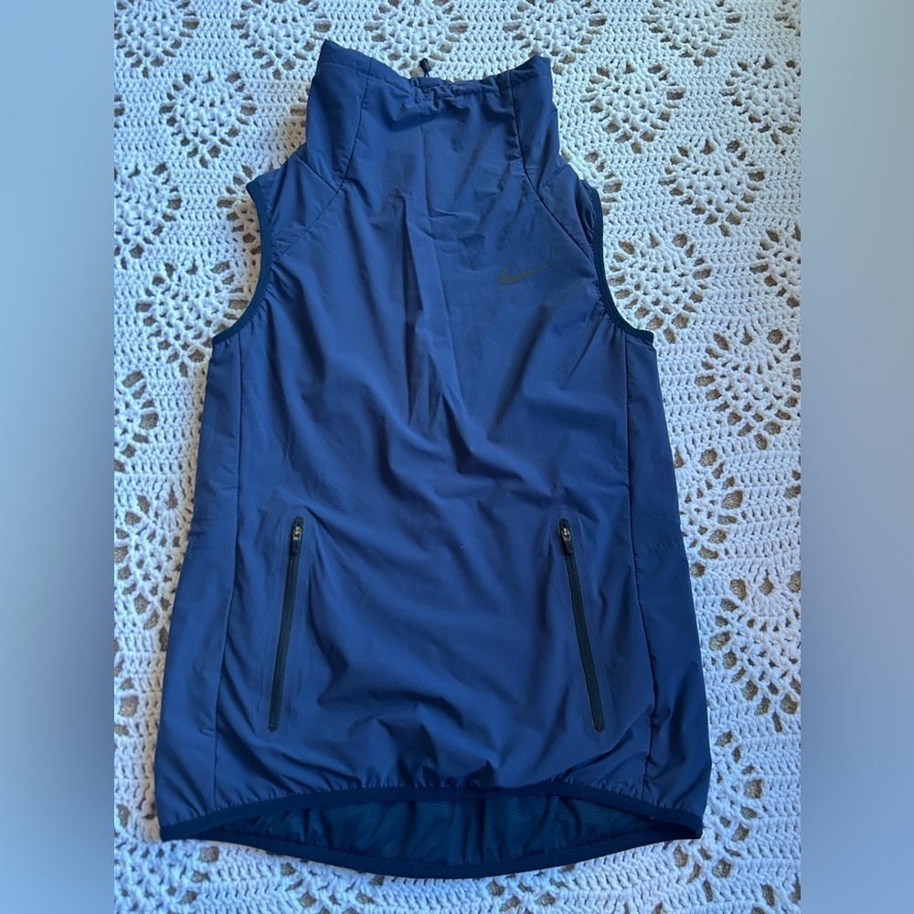 Nike AeroLayer Training Vest Blue 809260 451 Running XS Pullover Gilet Funnel